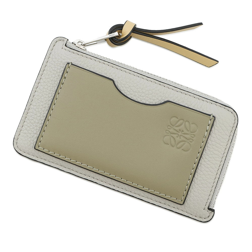 Loewe coin case Wallet card soft grain calf leather wallet purse